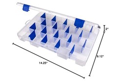 Flambeau Outdoors 5007 Tuff 1 Count (Pack of 1), Clear – 14.25″ x 9.125″ x 2″
