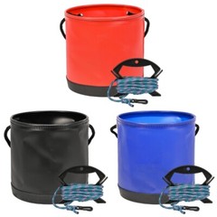 Foldable Fishing Bucket Water Container Folding Camping Wash Basins for Outdoor