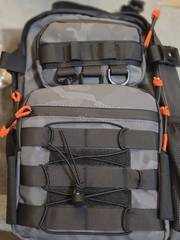 BSAKG Tactical Fishing Backpack Gray w/ 2 Tackle Boxes Waterproof New w/tags