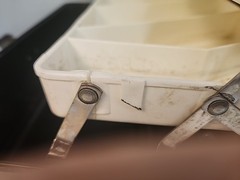 Vintage Old Pal Wahoo PF-2300 Tackle Fishing Box Nice Display For Lures Baits
