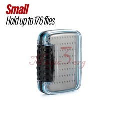 Fly Fishing Box Two-Sided Waterproof Easy Grip Foam Jig Fly Box Multiple Sizes