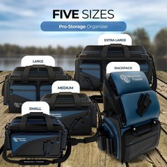 Reaction Tackle Waterproof Fishing Tackle Bag, 3600/3700 Tray Capacity