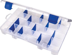 Tackle Box 4007 Tuff Tainer 24 Compartments 12 Zerust Dividers Translucent
