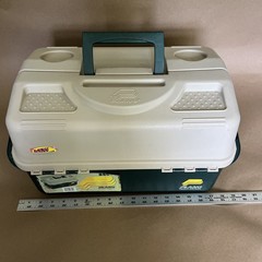 Vintage PLANO 8600 Fishing Tackle Box Double-Sided 6 Tray USA