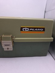 Vintage Plano Model 6300 Tackle Box 3 Trays Fixed Dividers USA – NICE