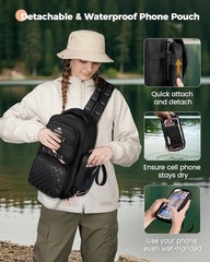 Fishing Tackle Bag Backpack MATEIN Waterproof Cooler Sling Bag