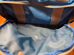 Cabela’s Gear Bag Blue Canvas Duffle Tote Travel/ Fishing Outdoor Pack
