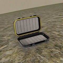 Large Capacity Waterproof Double Sided Fly Storage Box for Fishing Lure Tackle