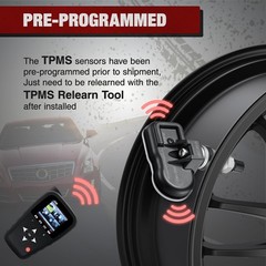 BDFHYK Upgrade TPMS Sensor 315Mhz Tire Pressure Monitoring System Compatible …
