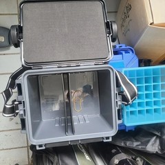 Double Layer Lure Fishing Box Gear Tackle Accessory Storage Organizer Bag Case