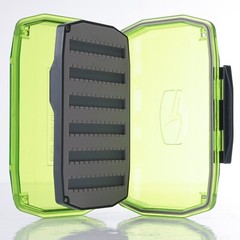 Umpqua Essential Silicone Medium Waterproof Fly Box – Hot Green – Free Shipping