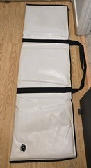 Offshore Angler Fish Bag White with Black Strap