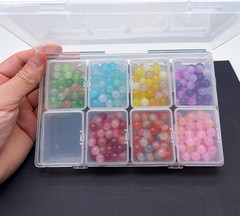 Tackle Box Organizer – Plastic Storage with Removable Compartment, Small Part…
