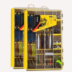 Tcakelox A19MN Fishing Tackle Box Waterproof 3700-3 2 Pack 2 Type Dividers
