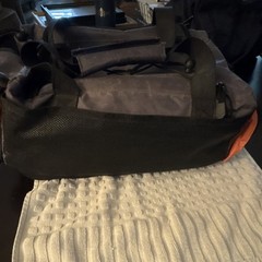 Ready2Fish R2F-SSTB Tackle Bag Gray Black Orange Waterproof Pocket Compartments
