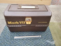 Vintage Rare Old Pal Woodstream Mark VII Large Tackle Box Good Condition