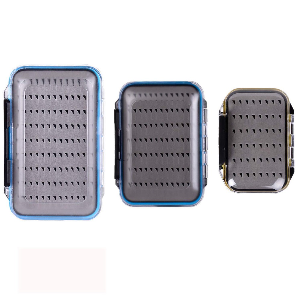 Aventik Two-Sided Box Easy Grip Foam Fishing Box(XS+S+M）