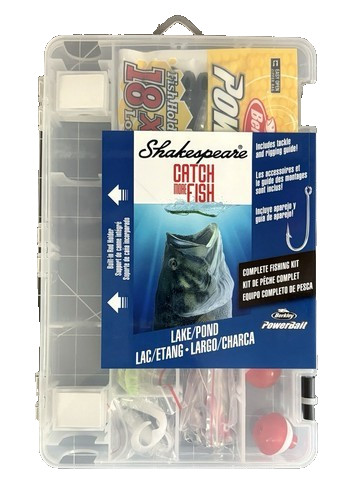 Catch More Fish Tackle Box Kit Lake/Pond With Berkley PowerBait ,Brand New