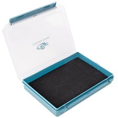 SF Fishing Tackle Box Tray 3600 Slit Foam Case Double Buckle Open Plastic Jig…