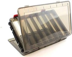Double-Sided Fishing Lure Hook Tackle Box Visible Hard Plastic Clear Fishing …