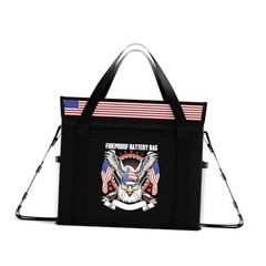12V 50Ah LiFePO4 Lithium Battery Fireproof Safe Bag with 9.4x6x8.5 Inches