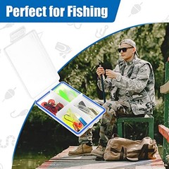 4 Pcs Mini Waterproof Tackle Organizer – Small Fly 4in(L)×2.5in(W)×1in(H)