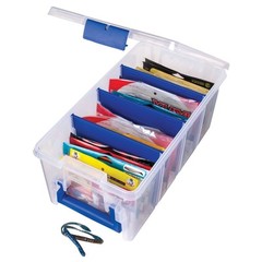 Fishing Tackle Box Soft Bait Storage Organizer Adjustable Rust Protection New
