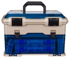 Large Tackle Box with 7 Zerust Tuff Tainers, Bulk Compartment, 6 Line Ports – 18