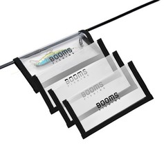Fishing Lure Wraps Hook Covers Clear PVC Bait Protector Saltwater Rod Keeper 4PC