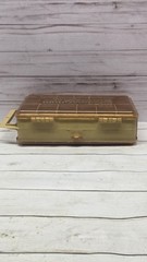 Vintage Mini-Magnum Side-Kick Plano 3215N Plastic Lidded 2 Sided Divided Tackle