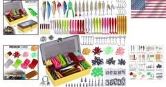Versatile 302-Piece Fishing Gear Set for Bass & Trout – Complete Tackle Solution