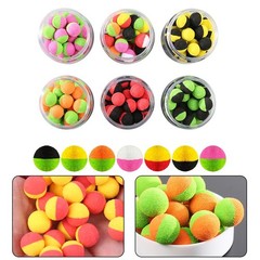 30pcs Carp Bait Beads Two Color EVA 10mm 12mm for Rig Setup and For Fishing