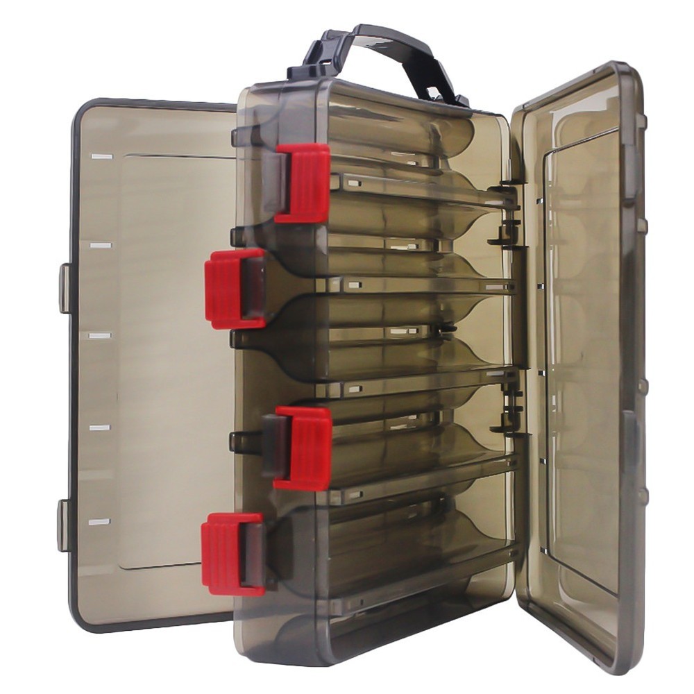1Pcs Waterproof Fishing Bait Storage Box Durable PVC Double Layer Tackle Case