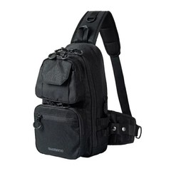 BS-225W Shimano Tough Sling Bag Size M Color Black Shoulder bag