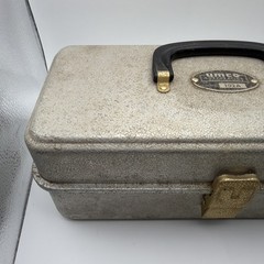 Vintage UMCO 102A Aluminum Tackle Box Full of Fishing Tackle