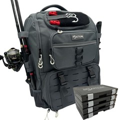 Baitium Fishing Backpack – 40L Tackle Bag with Cooler and Rod Holder Perfect for