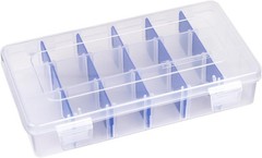Compact Tackle Box with 18 Compartments and Zerust Anti-Corrosion Technology