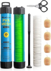 5m PVA Mesh Bait Kit with Foldable Scissors for Effortless Fishing