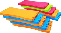 Pack of 10 EVA Foam Fishing Leader Line Organizer Wallet – Tangle-Free Solution