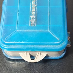 PLANO Tackle Box Mini Magnum 3213 2-Sided Pocket Tote Lure Organizer Blue Grey