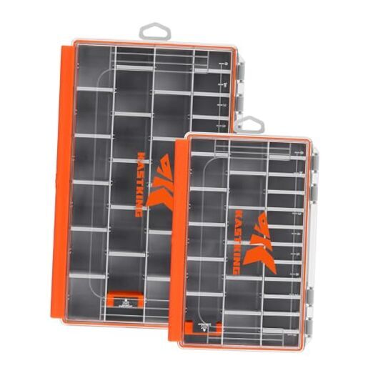 KastKing HyperSeal Waterproof Tackle Box, Waterproof 3600(1 pack)&3700(1 pack)