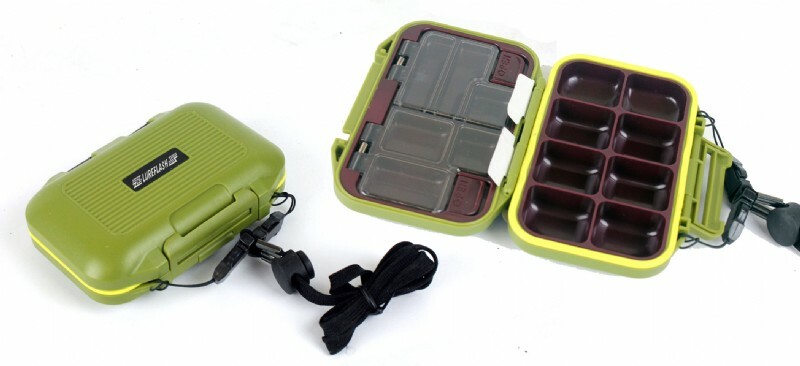 Lureflash Mini System Fly Fishing box 6 Flip up Compartments for flies hooks ,