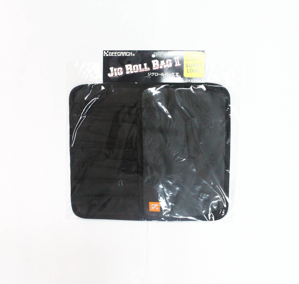 Gee Crack Jig Roll Bag Type S Long 7 Pockets Max Length 32 cm Black (9777)