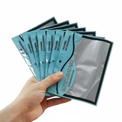 50pcs Waterproof Fishing Bait Bags, 6″x4″ Zipper Storage Pouches, Durable PE Mat