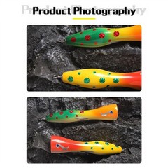 85g 20cm Wooden Popper Lure Solid Wood Body Deep Concave Lip For Surface Use