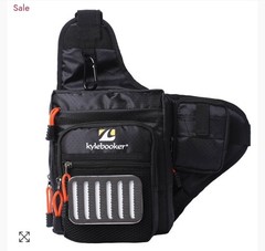 kyle booker fishing waist pack Black