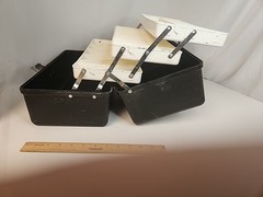 Vintage Old Pal Wahoo PF-2300 Tackle Fishing Box Nice Display For Lures Baits
