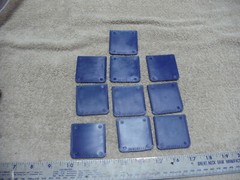 Lot of 10 Blue Plastic Tackle Box Slot Dividers, 383081-16, See Pictures