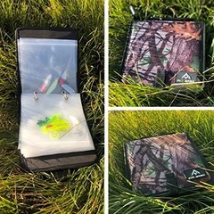 Fishing Tackle Binder Lure Biat Organized Storage Bag for Soft Worms Rigs Jigs a