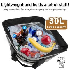 40in Insulated Fish Cooler Bag Waterproof Fishing Tote | Water-resistant